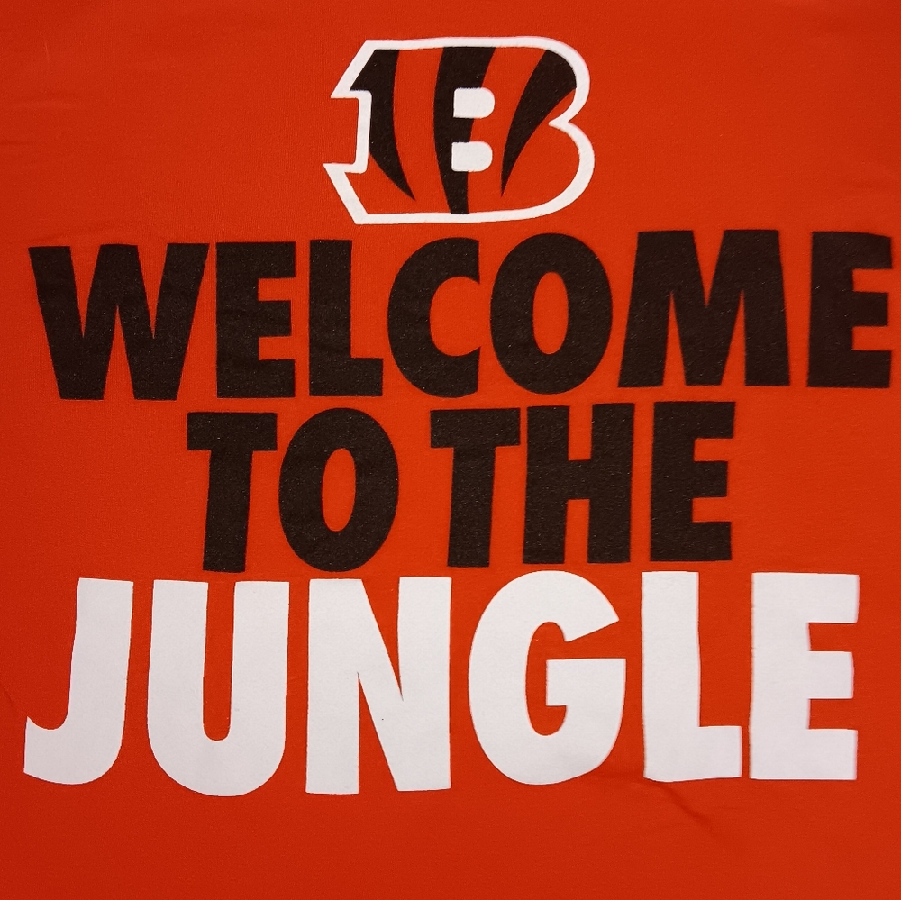 Nike Cincinnati Bengals Welcome To The Jungle Shirt NFL Football Tee Vintage